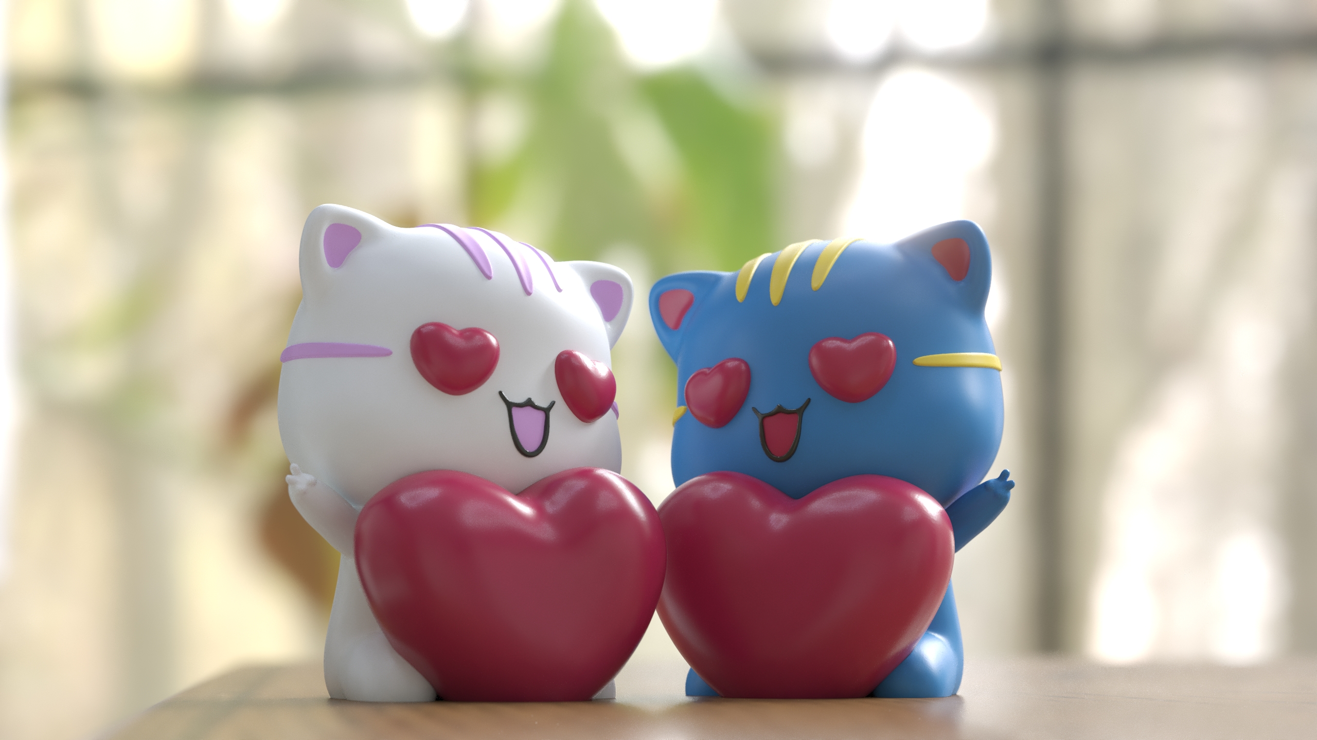 ♡♡♡ LOVELY KAWAII KITTY cute and in love