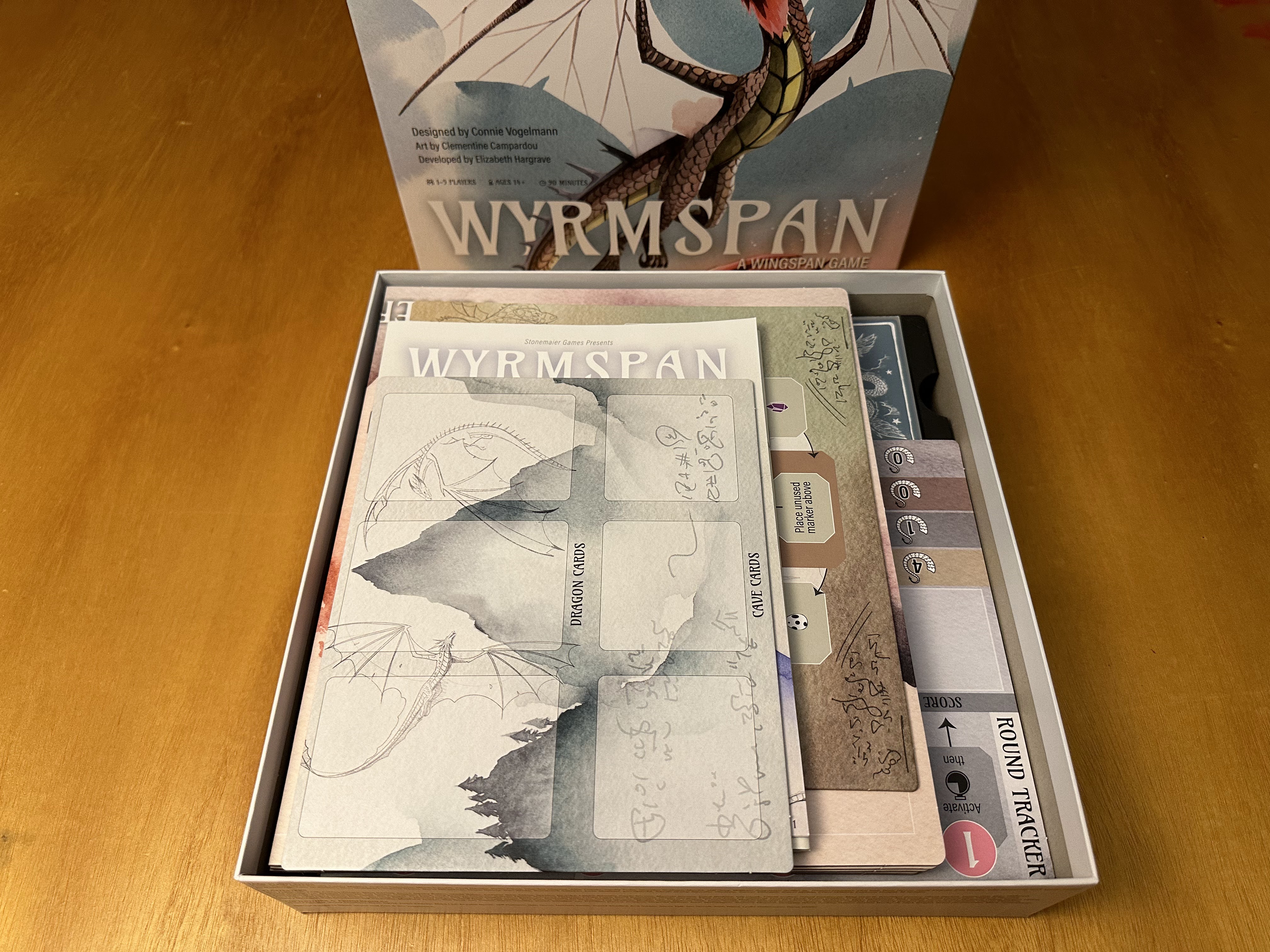 Miniatura 2 do modelo 3D Wyrmspan Insert
