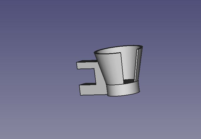 Cup holder table