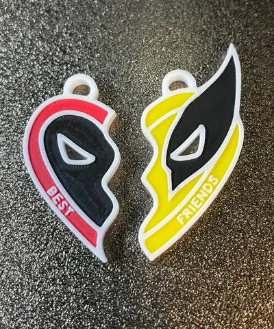 Deadpool & Wolverine "Best Friends" Necklace