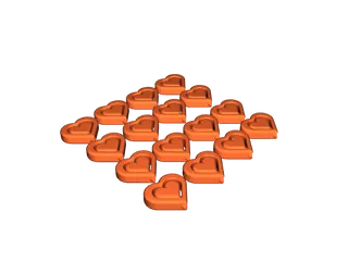 16 heart pencil topper by Brennan Twombly | Download free STL model ...