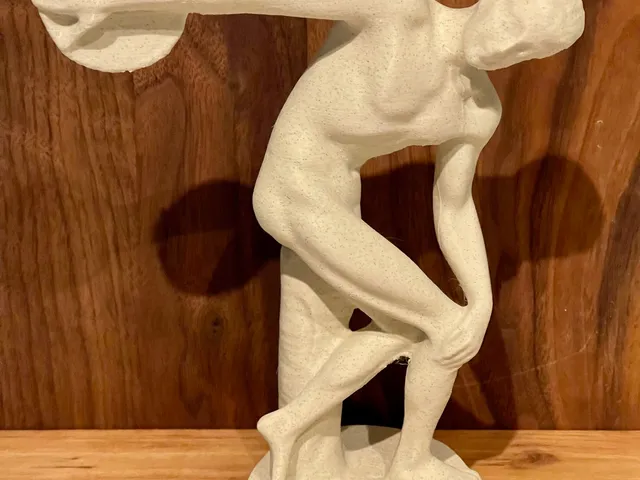 Ancient greek discus thrower (Discobolos)
