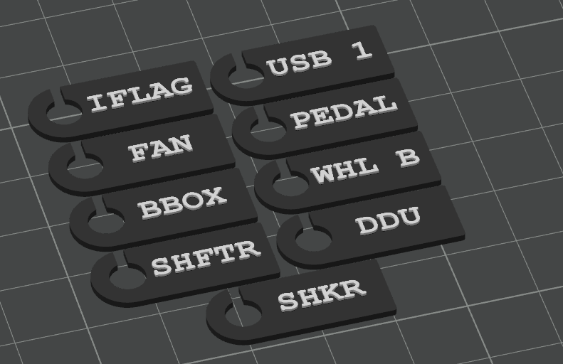 USB labels with sim device test
