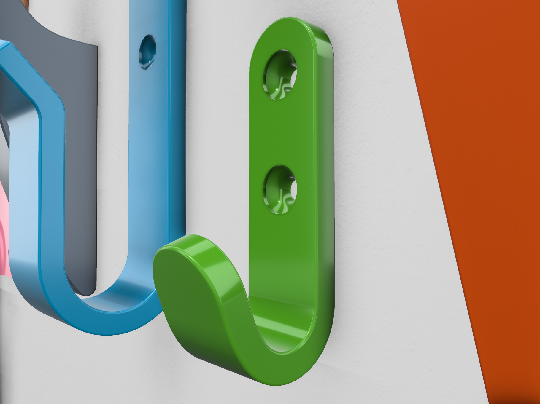 Miniatura 9 do modelo 3D Wall Hook, Wall Hook, Wall Hook, Wall Hook, Wall Hook