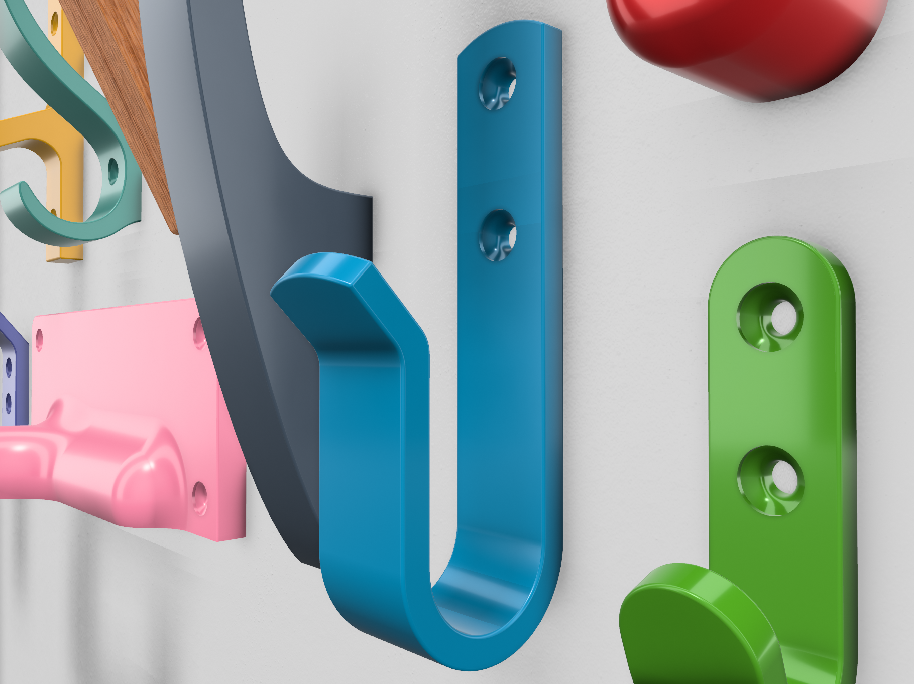 Miniatura 10 do modelo 3D Wall Hook, Wall Hook, Wall Hook, Wall Hook, Wall Hook
