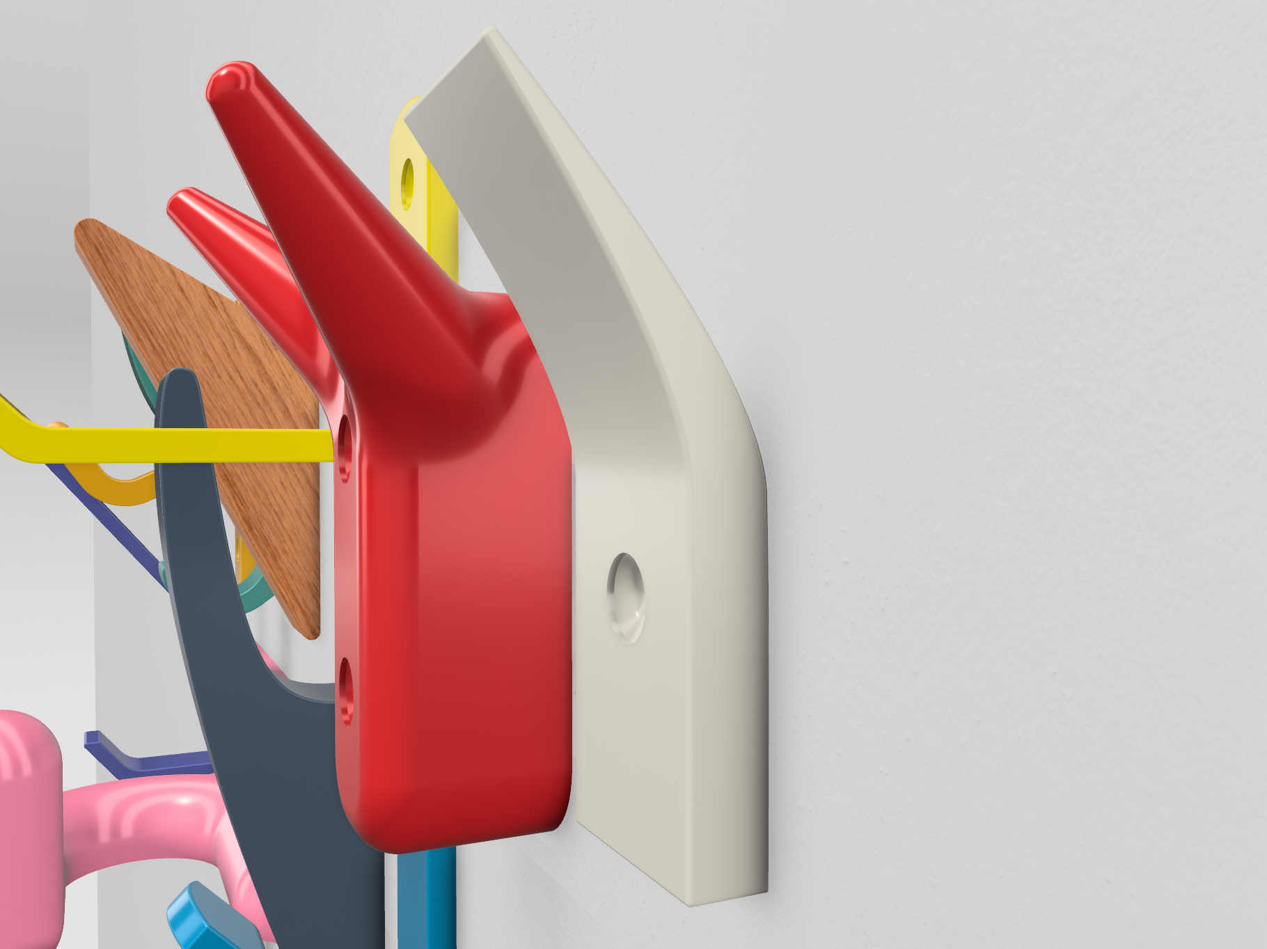 Miniatura 11 do modelo 3D Wall Hook, Wall Hook, Wall Hook, Wall Hook, Wall Hook