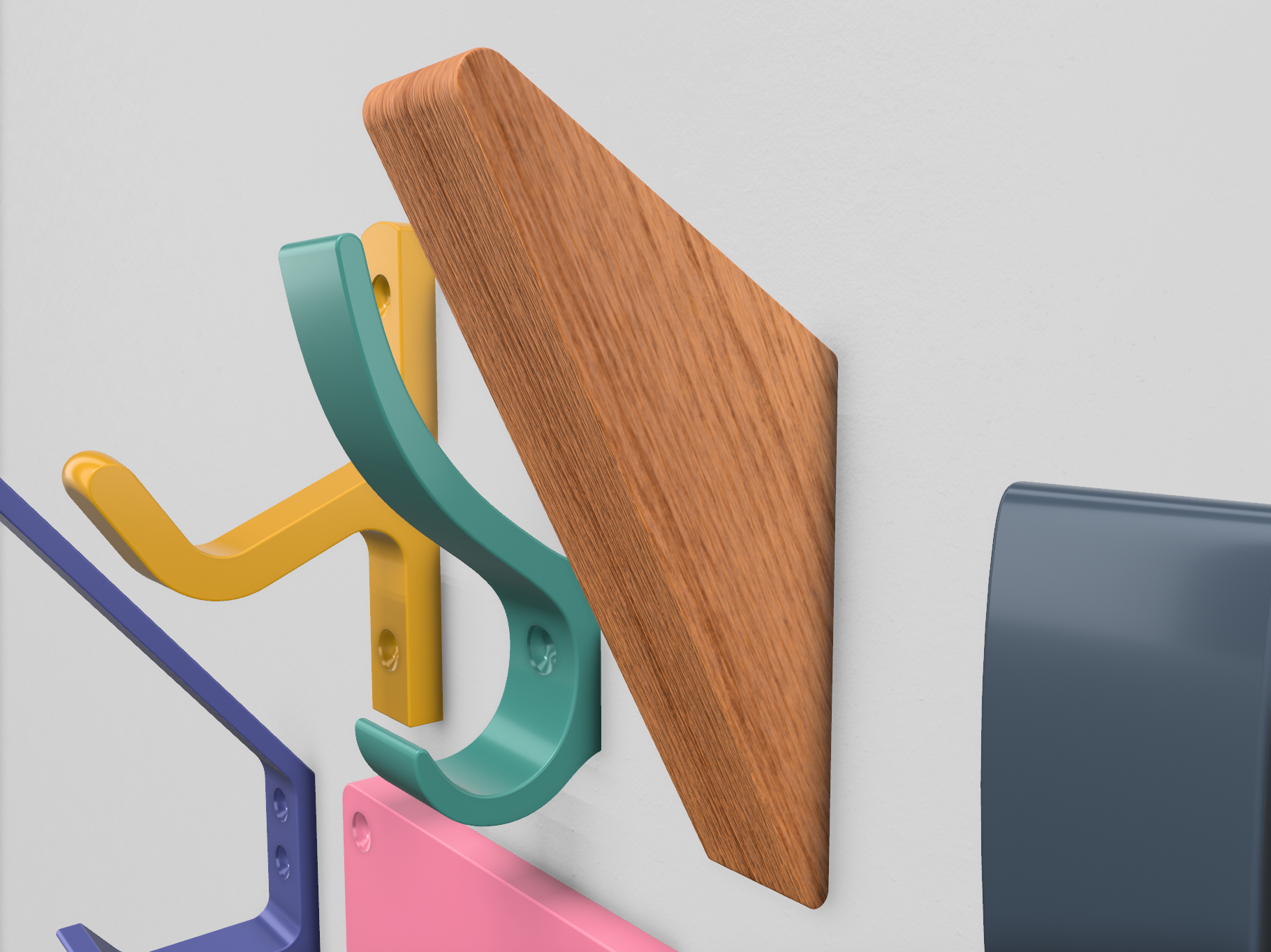 Miniatura 15 do modelo 3D Wall Hook, Wall Hook, Wall Hook, Wall Hook, Wall Hook