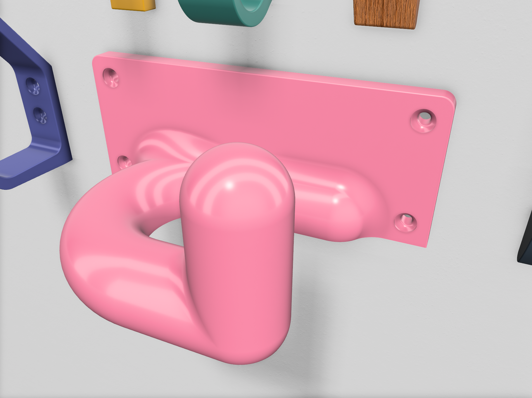Miniatura 16 do modelo 3D Wall Hook, Wall Hook, Wall Hook, Wall Hook, Wall Hook