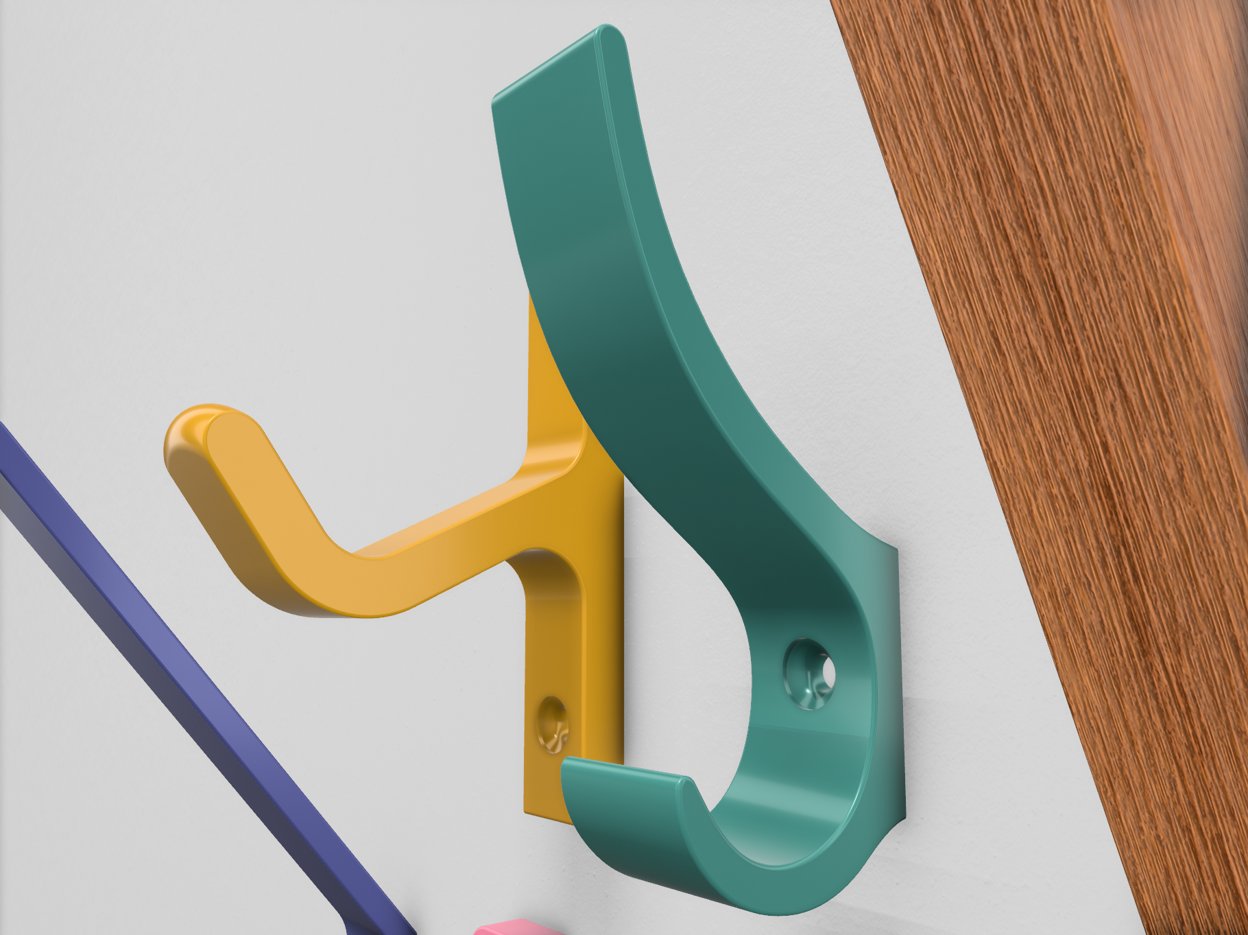 Miniatura 17 do modelo 3D Wall Hook, Wall Hook, Wall Hook, Wall Hook, Wall Hook