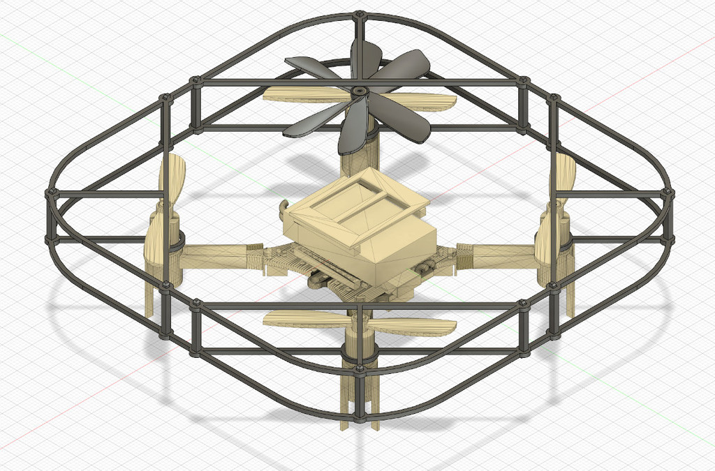 Crazyflie 2.1 cage / prop guard by ahb Download free STL model