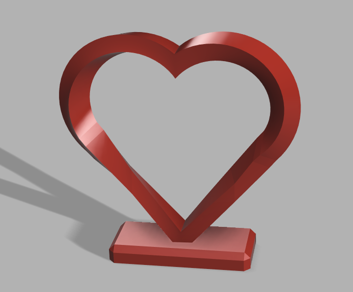 Mobius Heart Decoration
