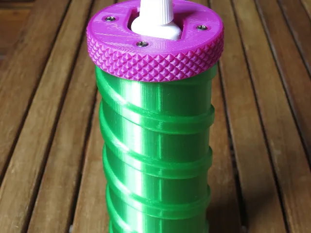 Geared toothpaste tube squeezer