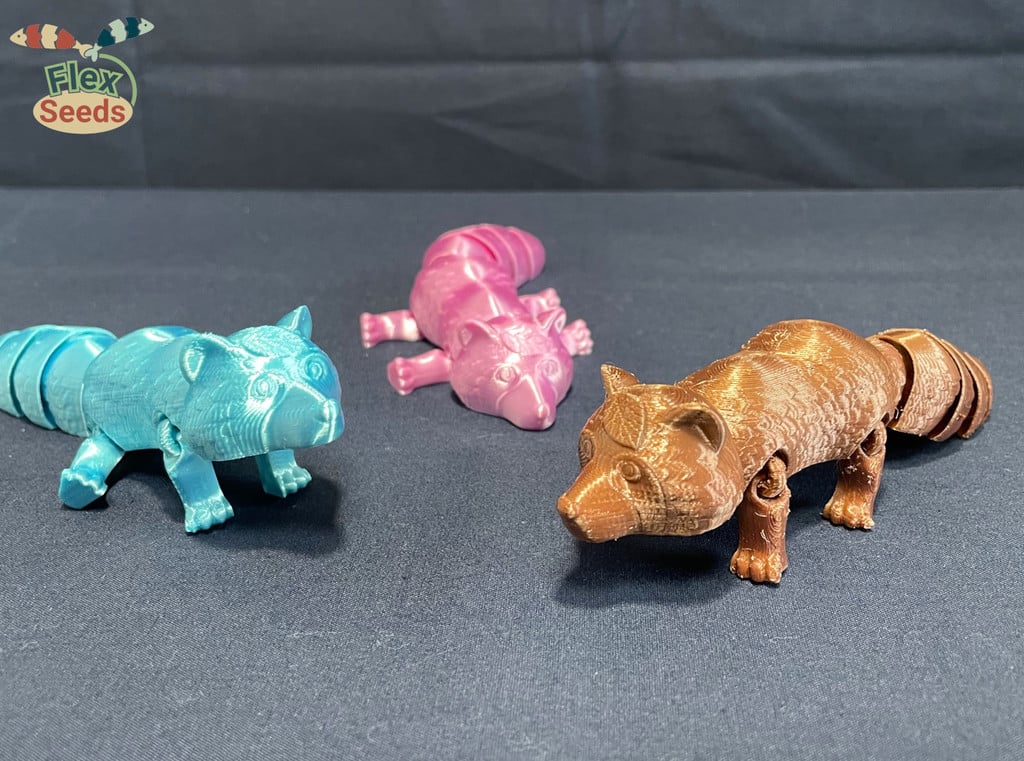 Flexi Tanuki Assembly Kit (Print-in-place)