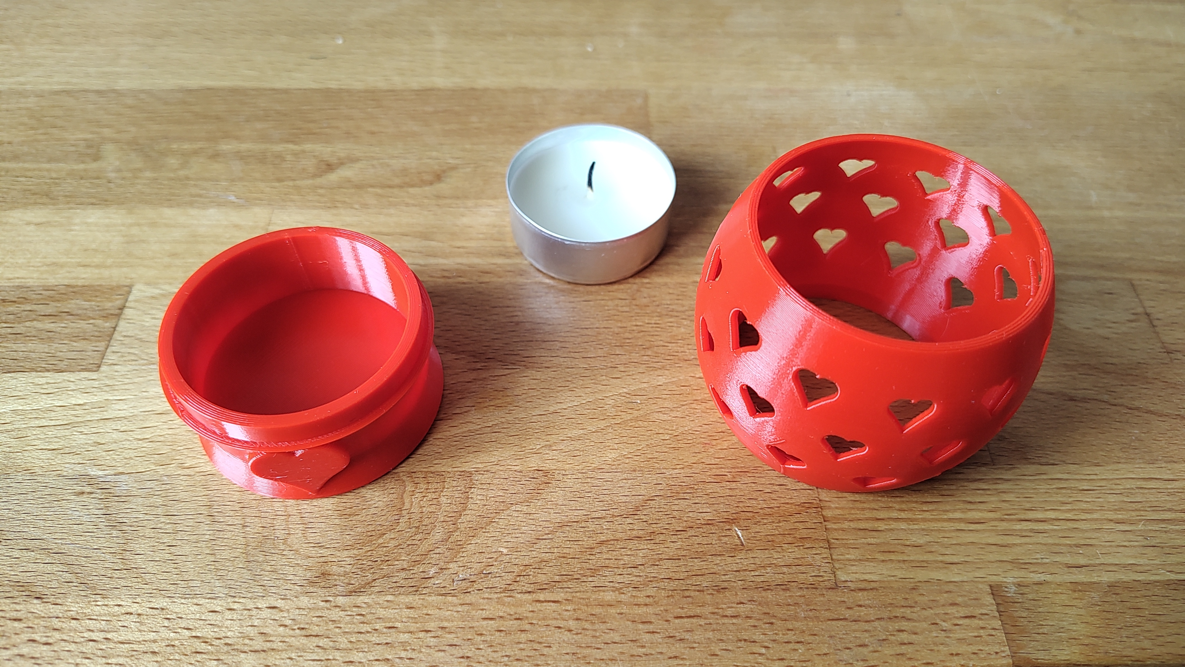 Valentine Tea Candle Shade