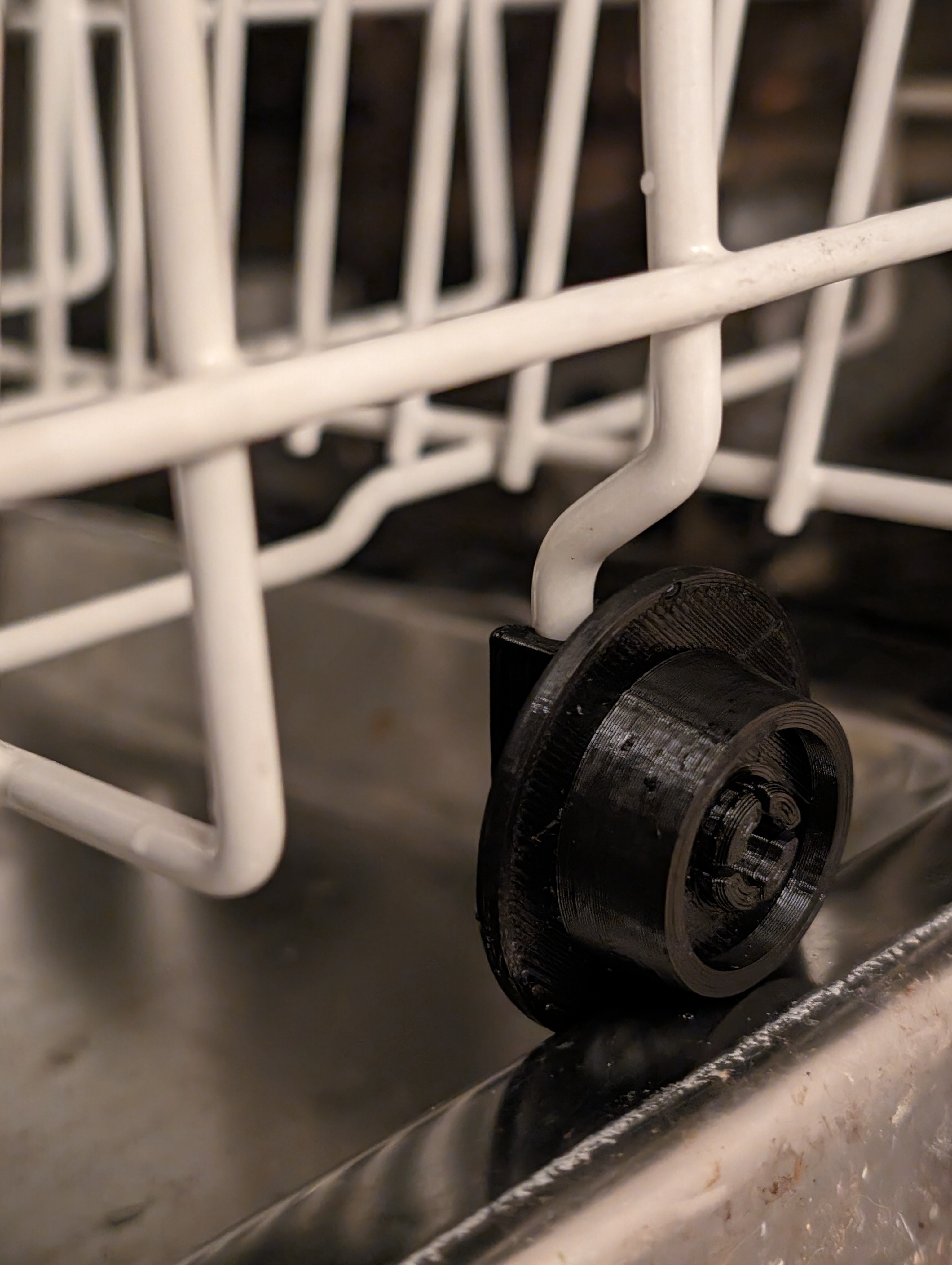 Dishwasher wheel