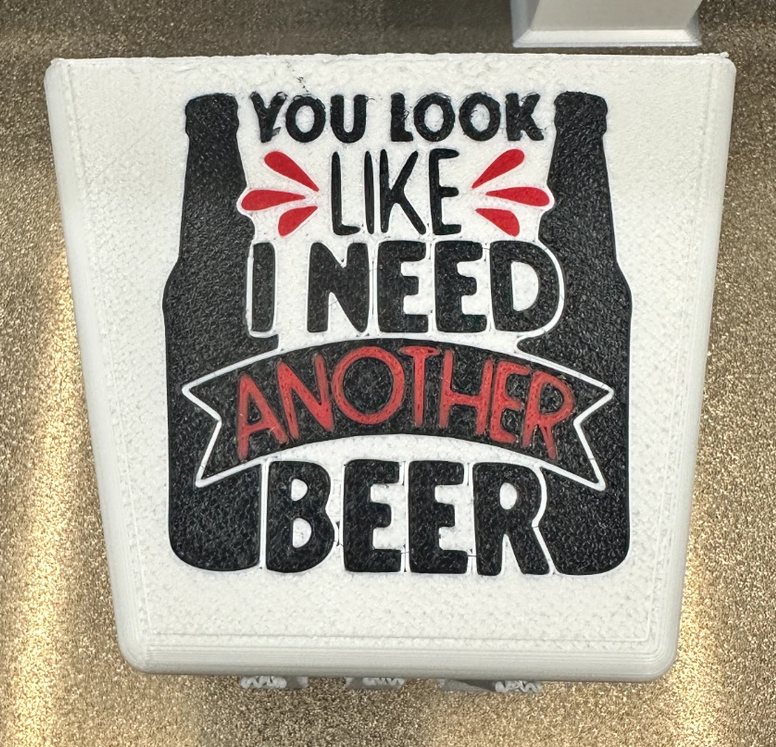 Bottle Opener Bin - You Look Like I Need Another Beer