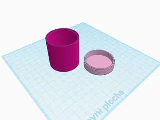 Basic round box with lid by Eva Máčová | Download free STL model ...