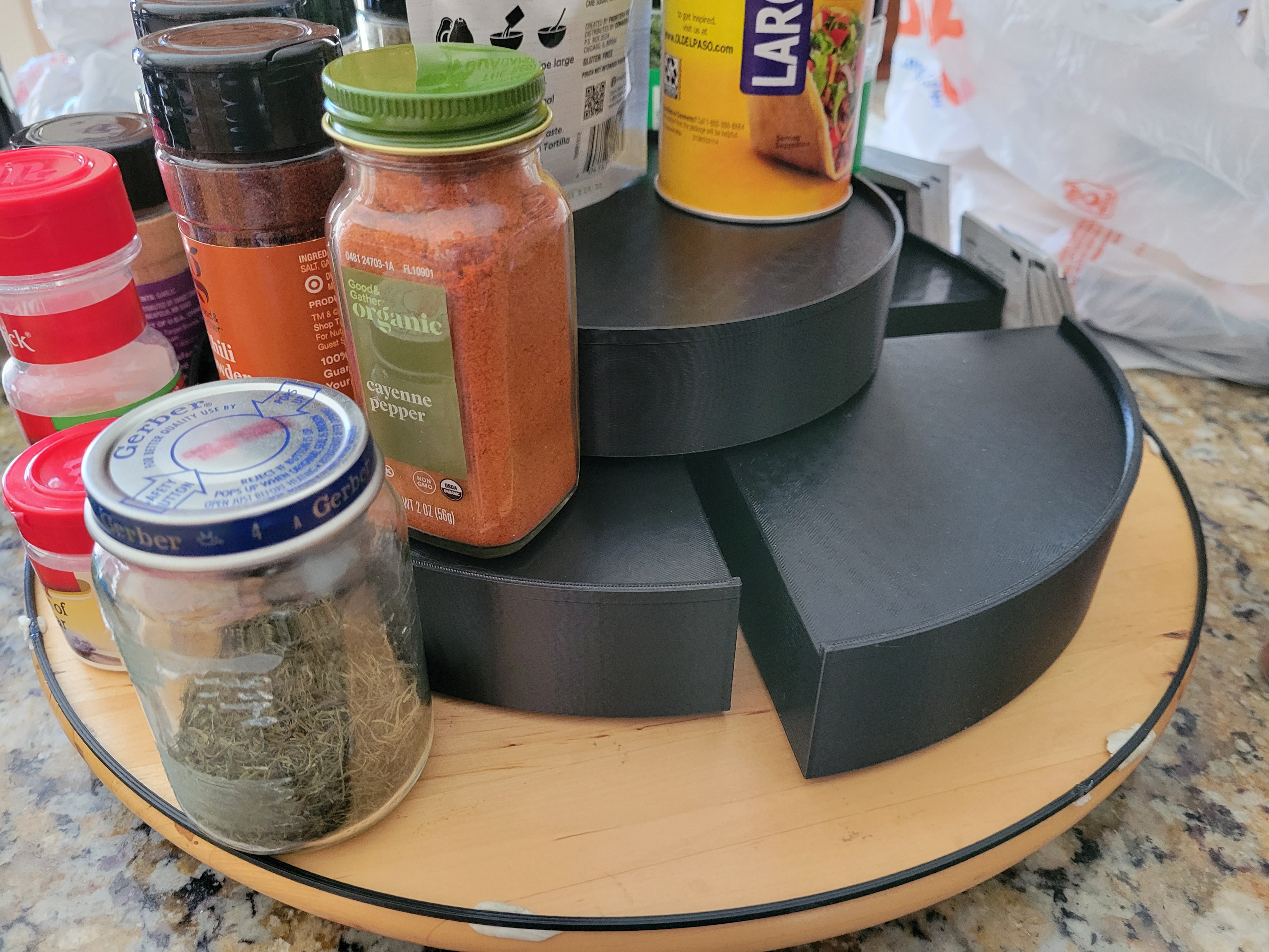 Round Platforms (Spice Rack) for Lazy Susan