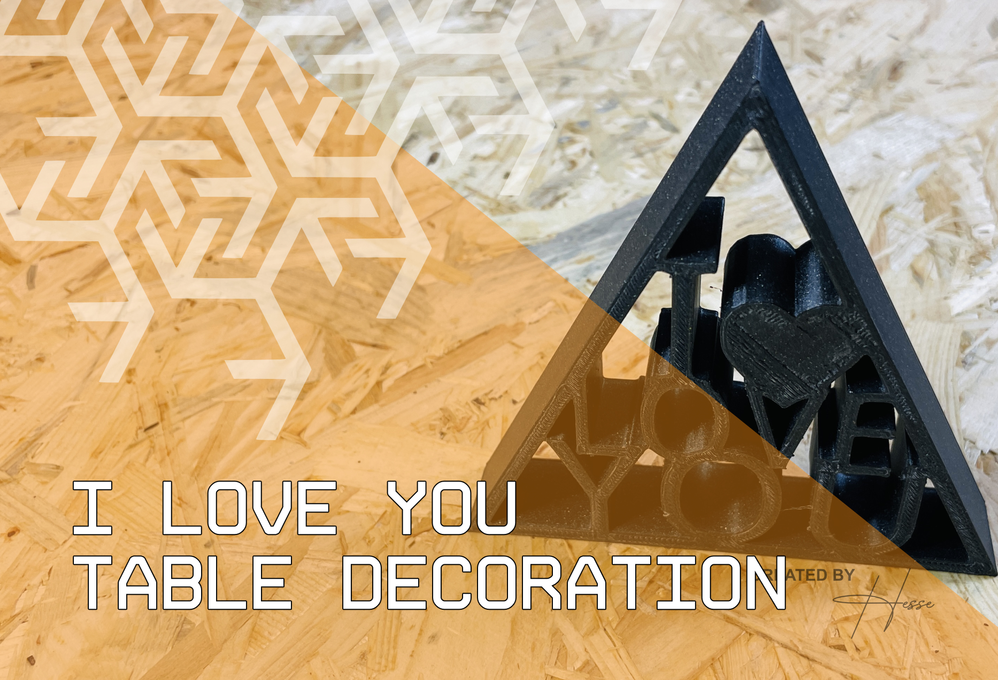 I Love You decoration
