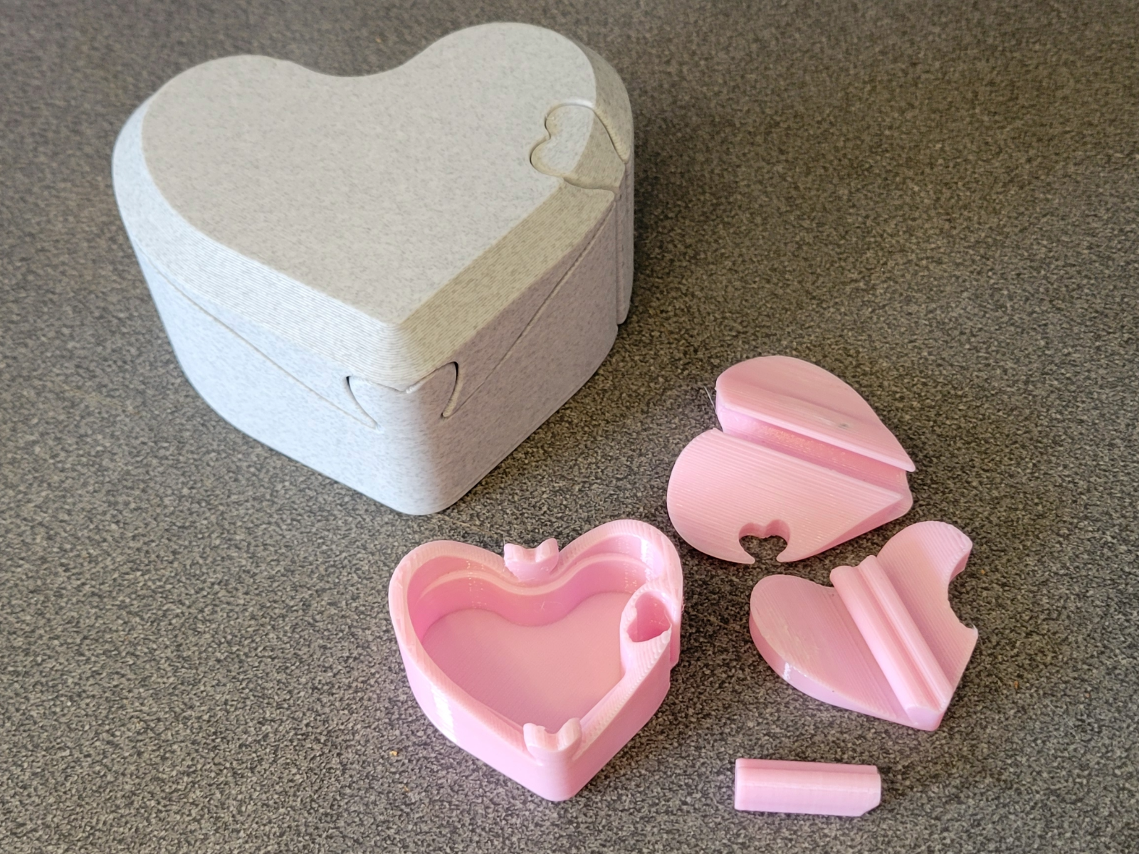 Heart Puzzle Box