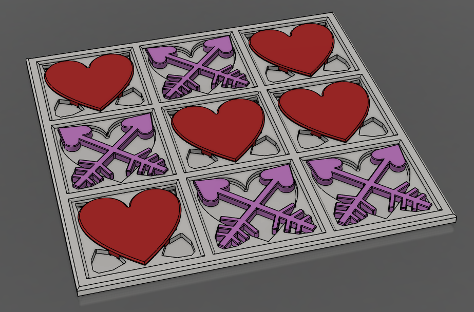 Valentines Day Tic-Tac-Toe (X's & O's)
