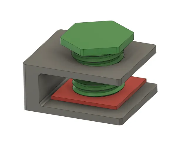 Clamp with movable jaw (parametric & modular)