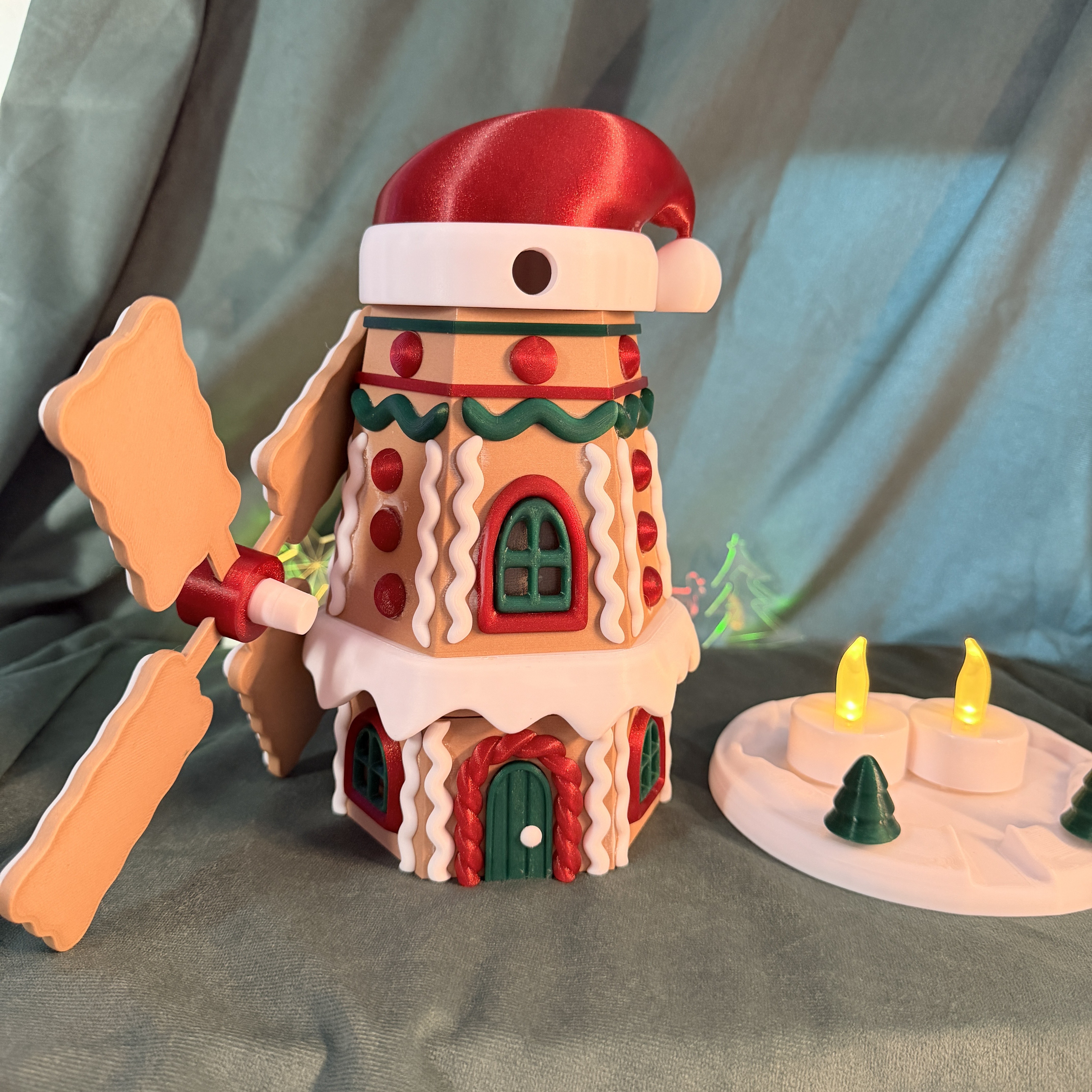 Christmas Gingerbread Windmill – Multicolor Without AMS — miniatura 5