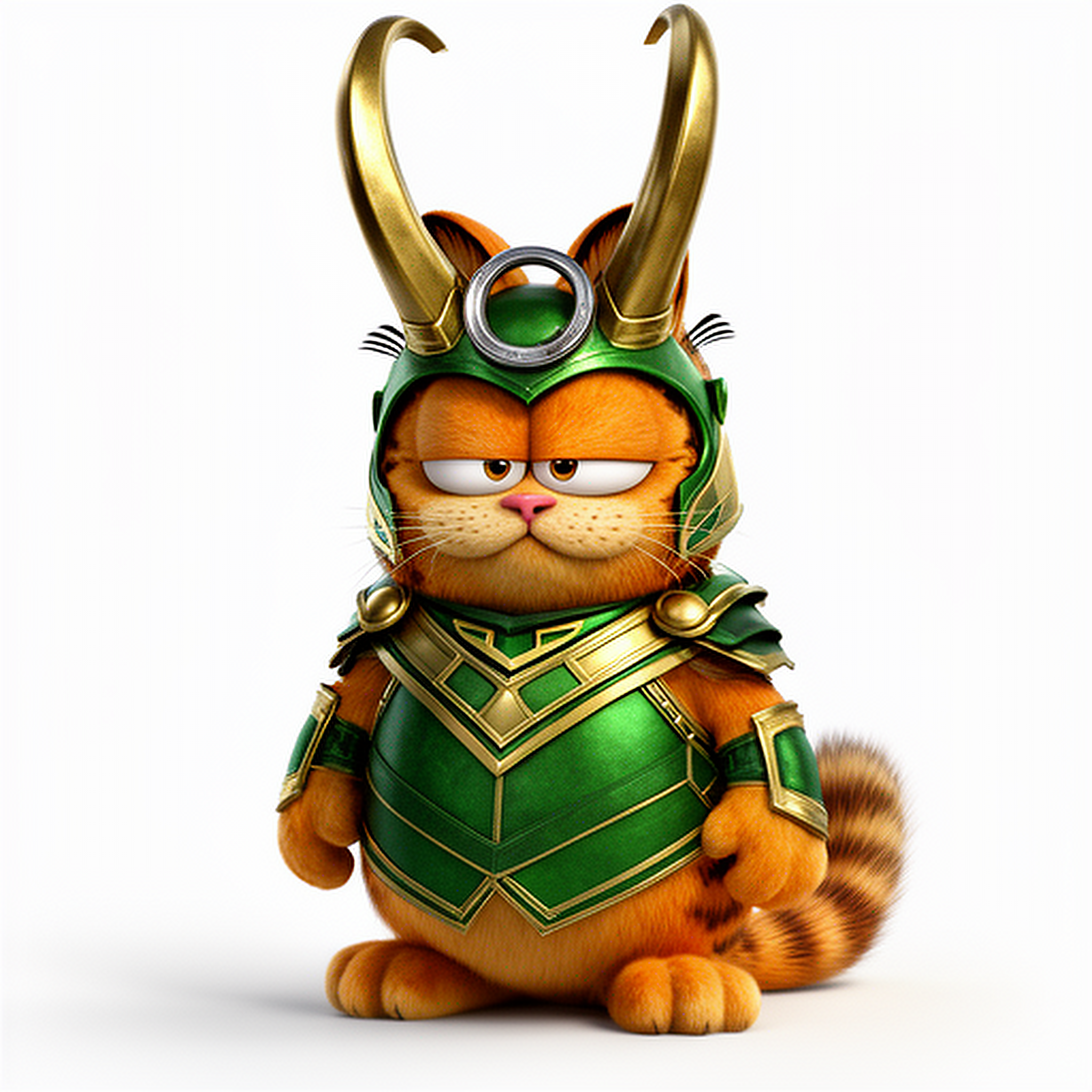 Garfield Loki Ring Figure