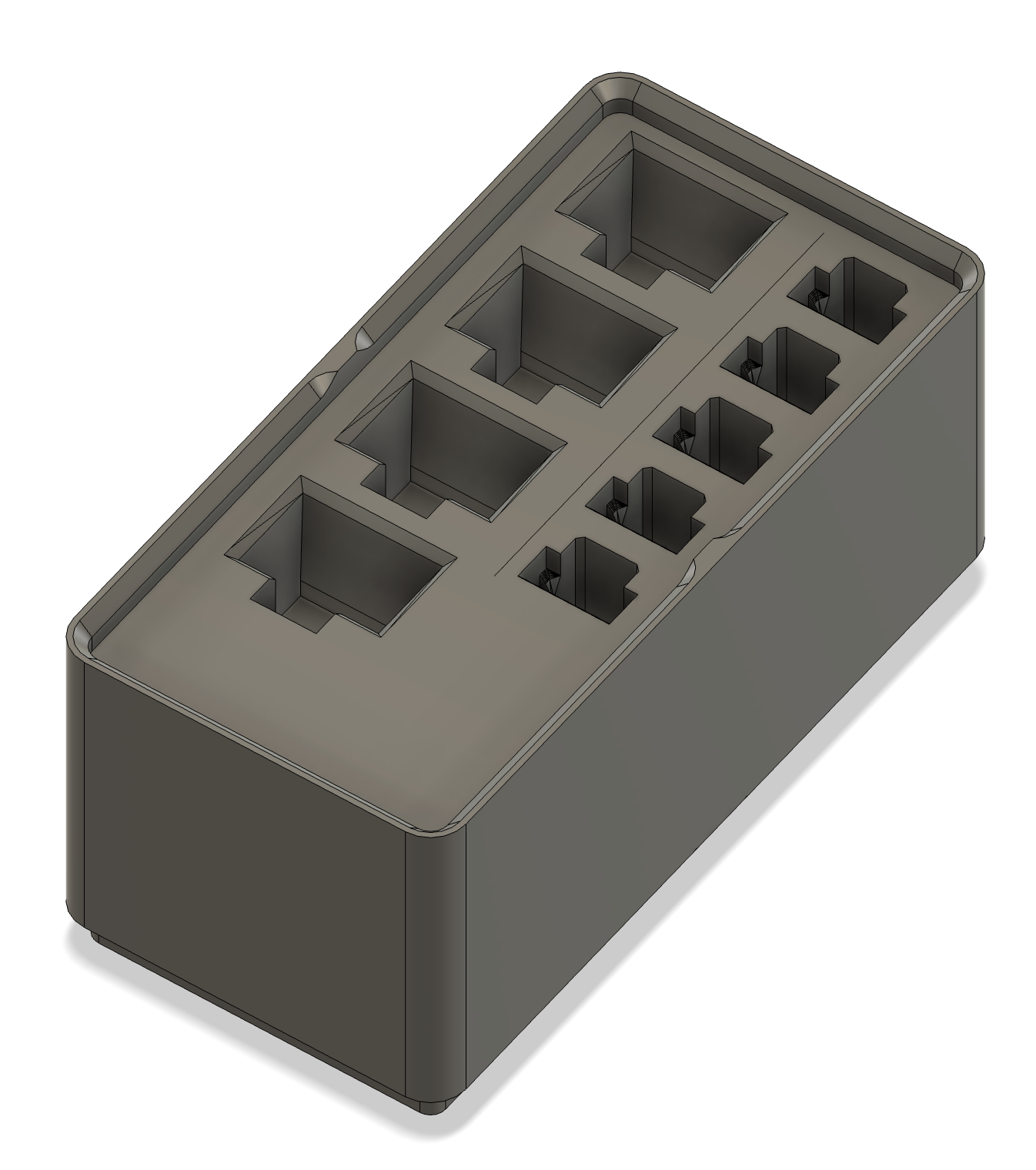 Gridfinity box for BambuLabs X1 Carbon Spare parts by Carlos G