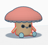 Cute Mushroom toy/figure