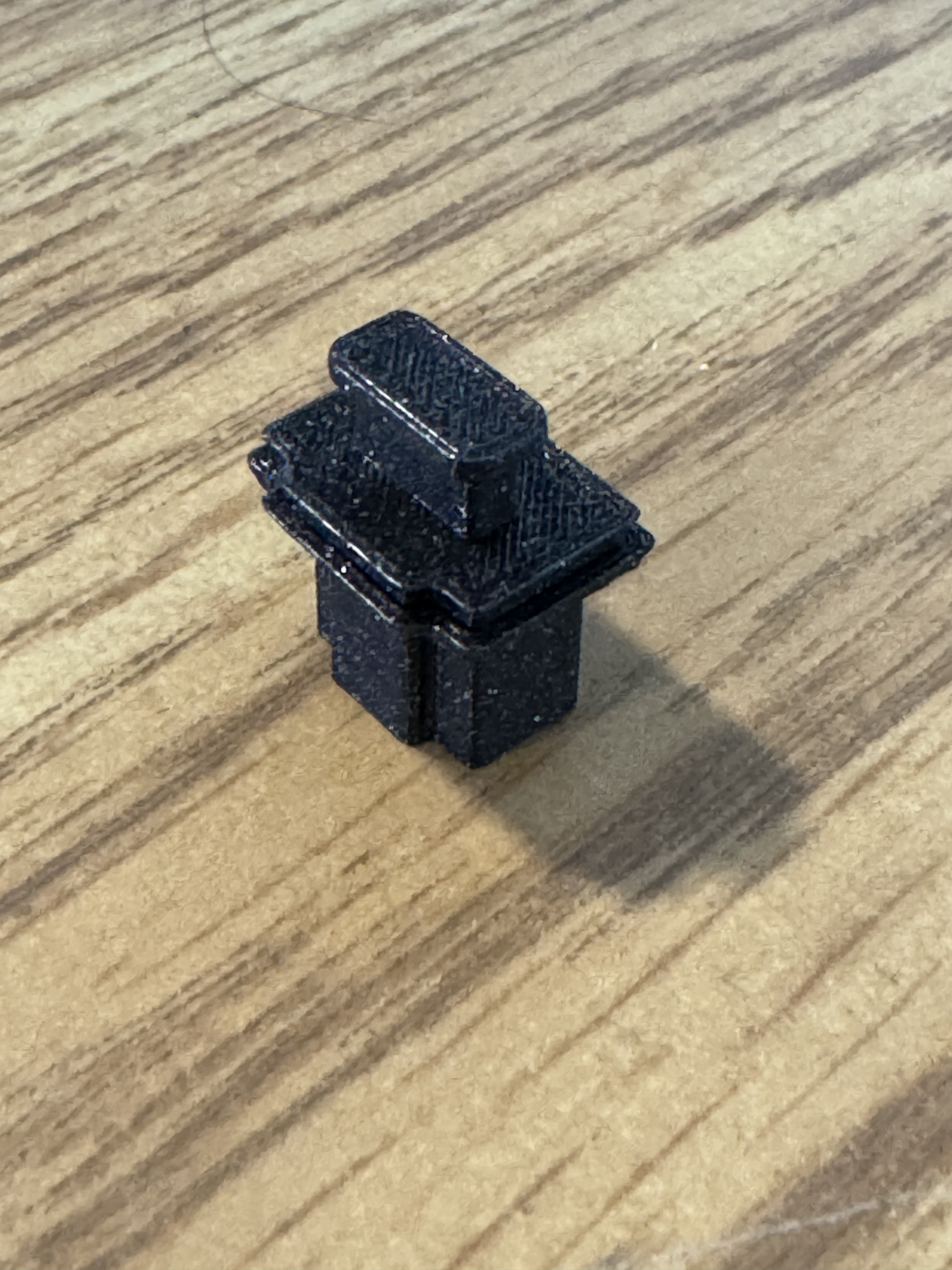 RJ45 Dust Cap with Pull Tab by mockab Download free STL model