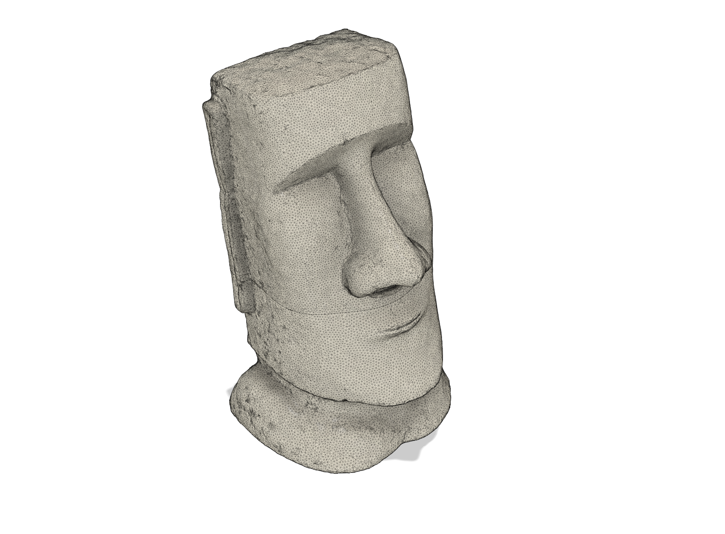 Moai Tissue Dispenser (split + invisible seam + fuzzy skin ready)