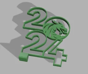 2024 Dragon year sign