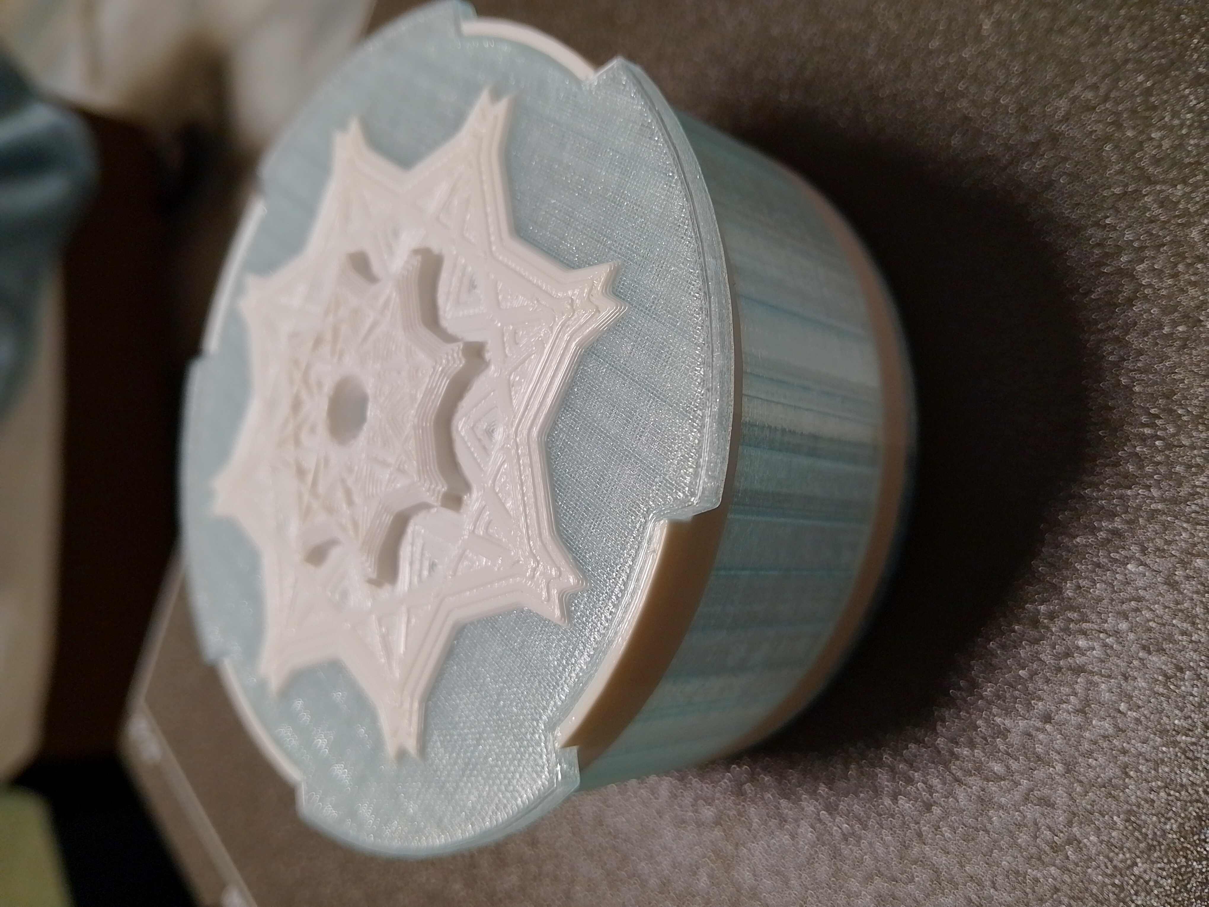 Miniatura 8 do modelo 3D Snowflake / star box