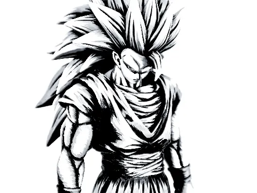 HueForge - Goku - Dragonball Z