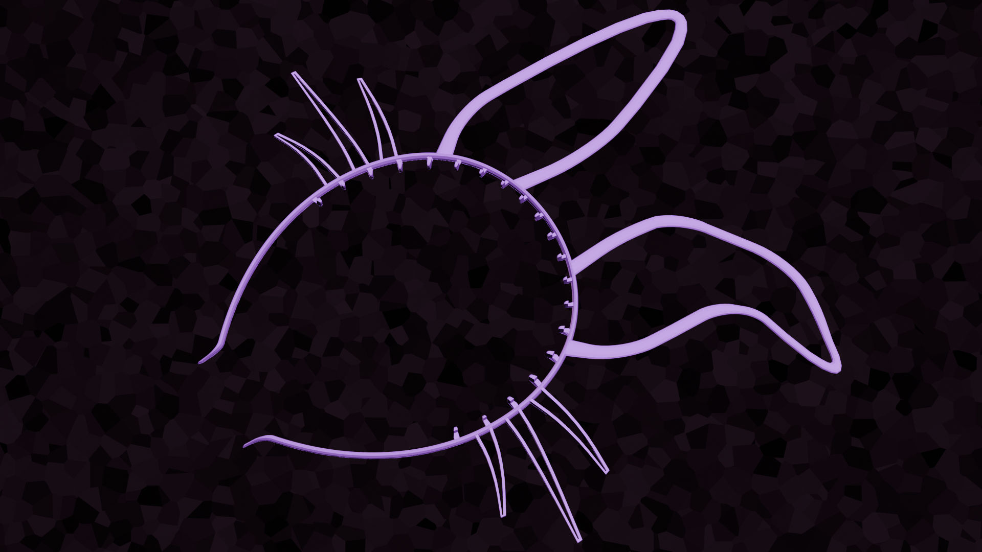 Cute Easter/Bunny Headband 3D model