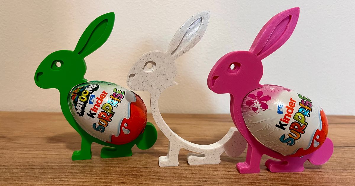 Rabbit / Bunny Egg Holder (Kinder Surprise) by TygriCzech | Download ...