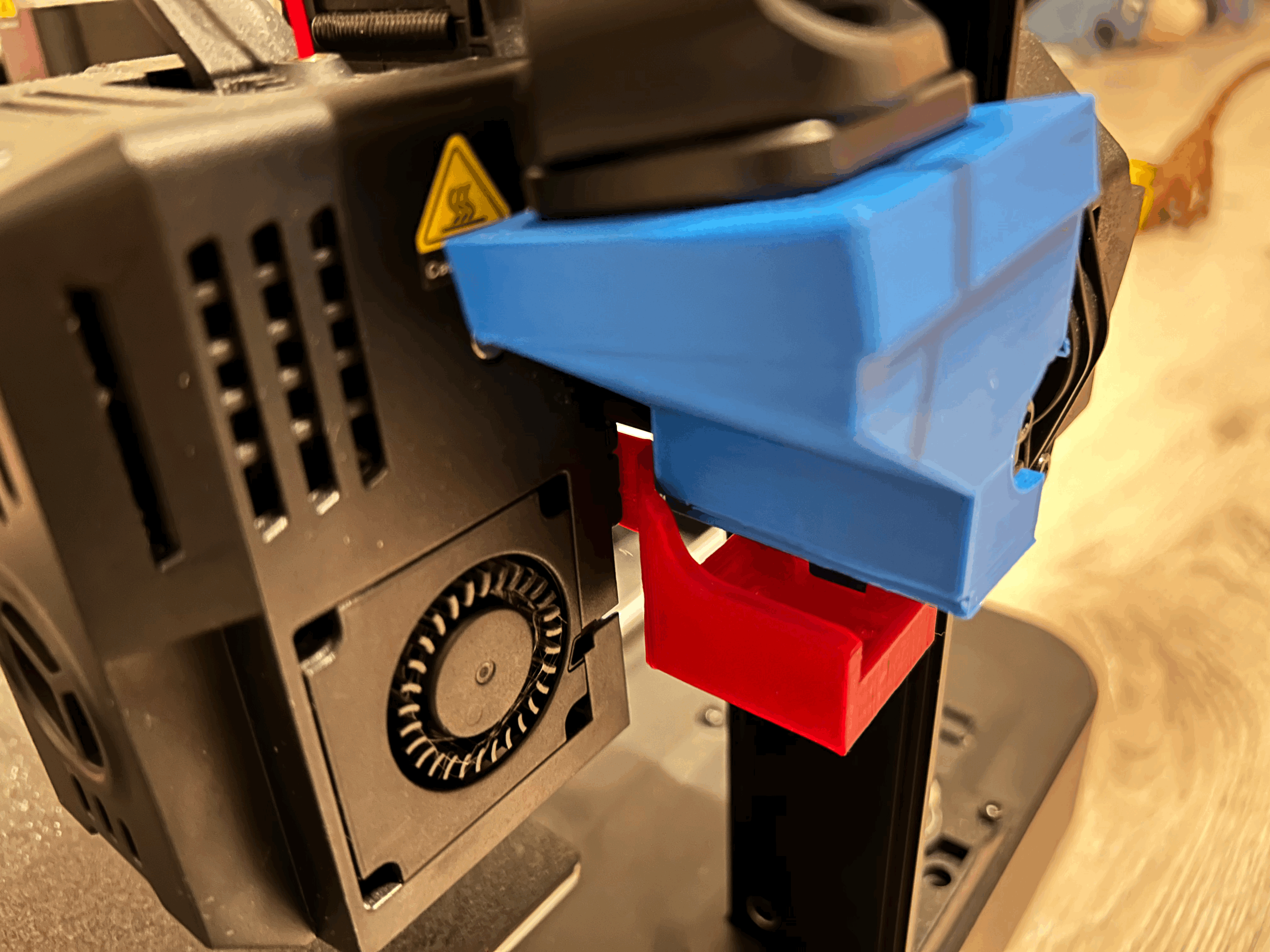 Miniatura 2 do modelo 3D Ender3v3 KE G-Sensor brackets backsite