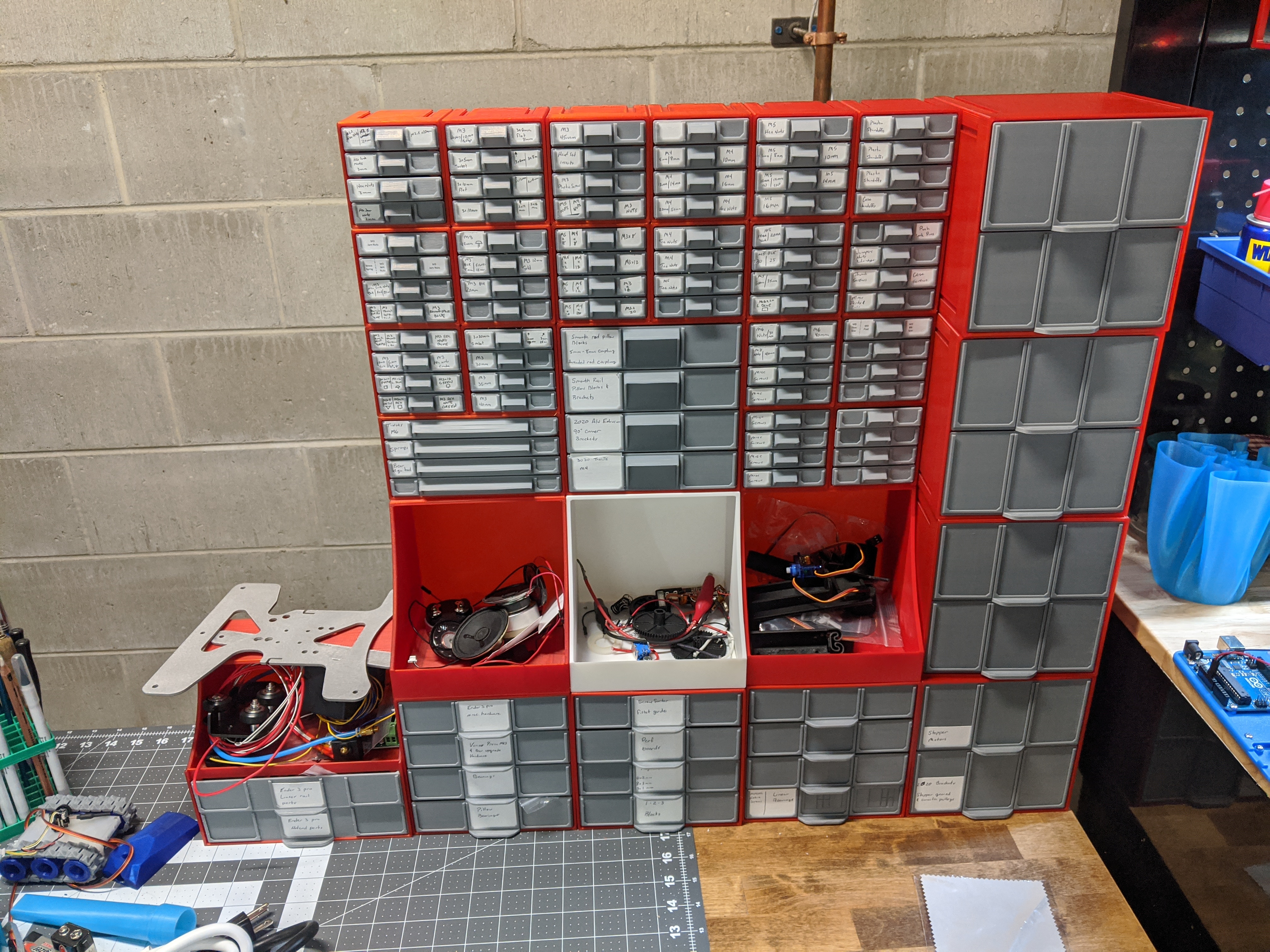Various Size Stackable Resistor Storage Box