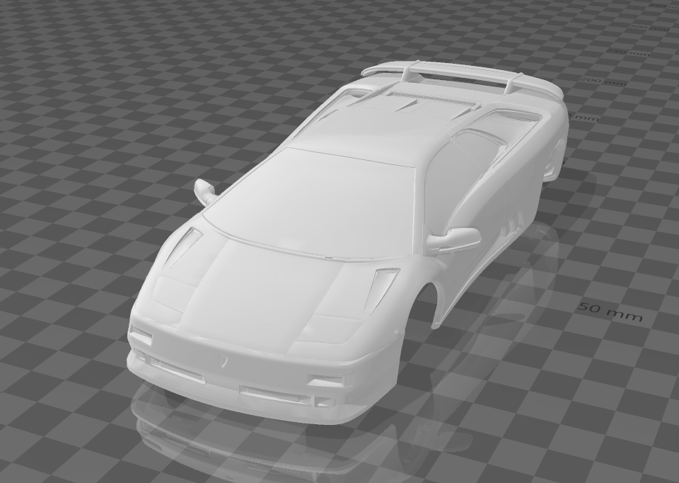 Open Z V16 Lamborghini Diablo 1995 98mm Wheelbase