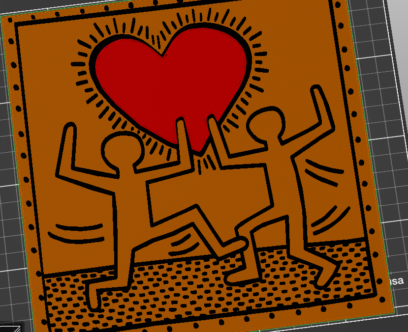 Untitled 1982 Keith Haring Valentines Day Card Or To Frame No Mmu By Marina Download 5930