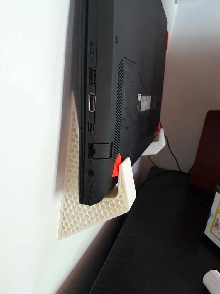 Laptop wall mount