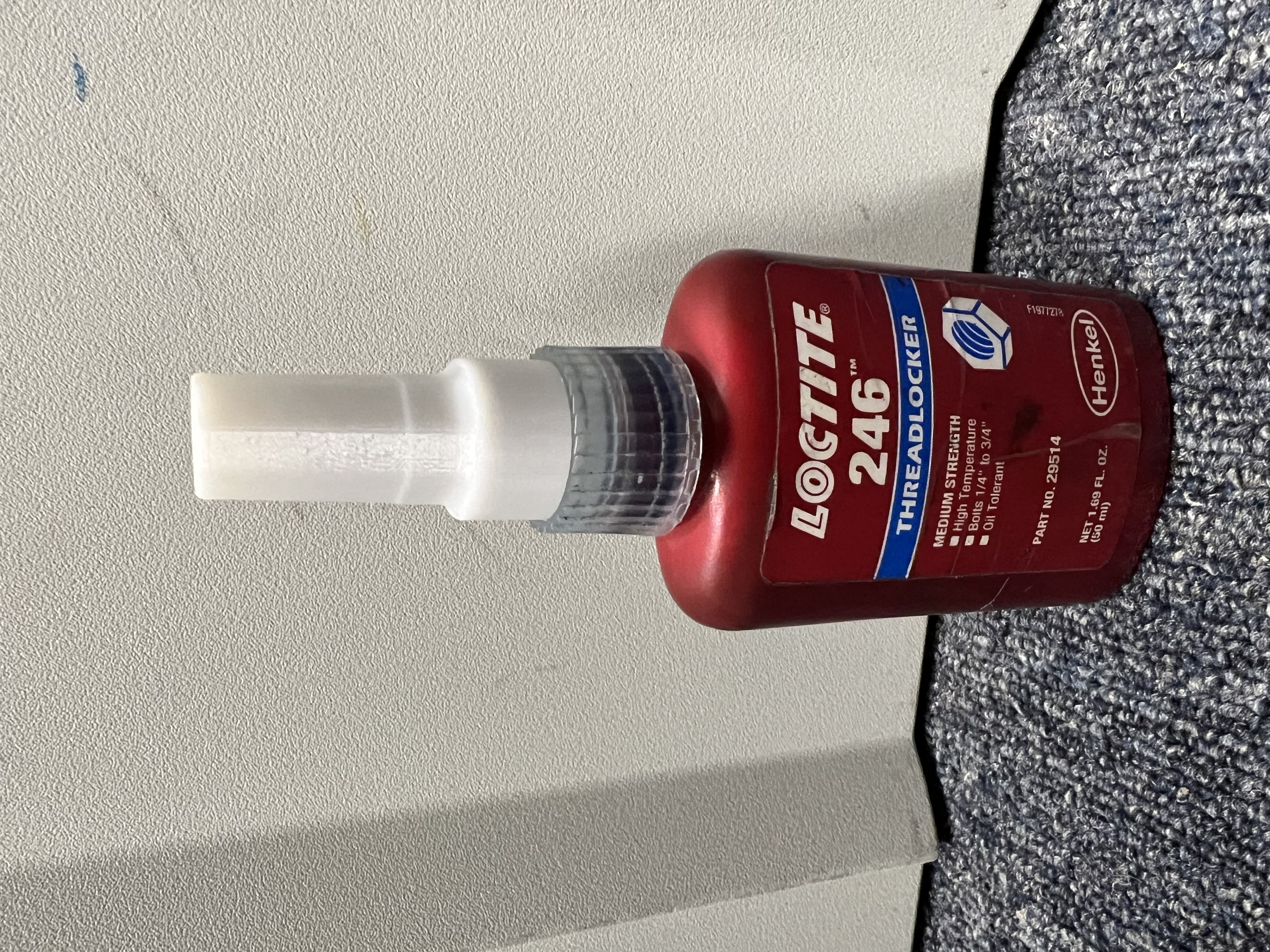 Loctite Threadlocker Blue/Red Cap for 50mL and 250mL Bottles