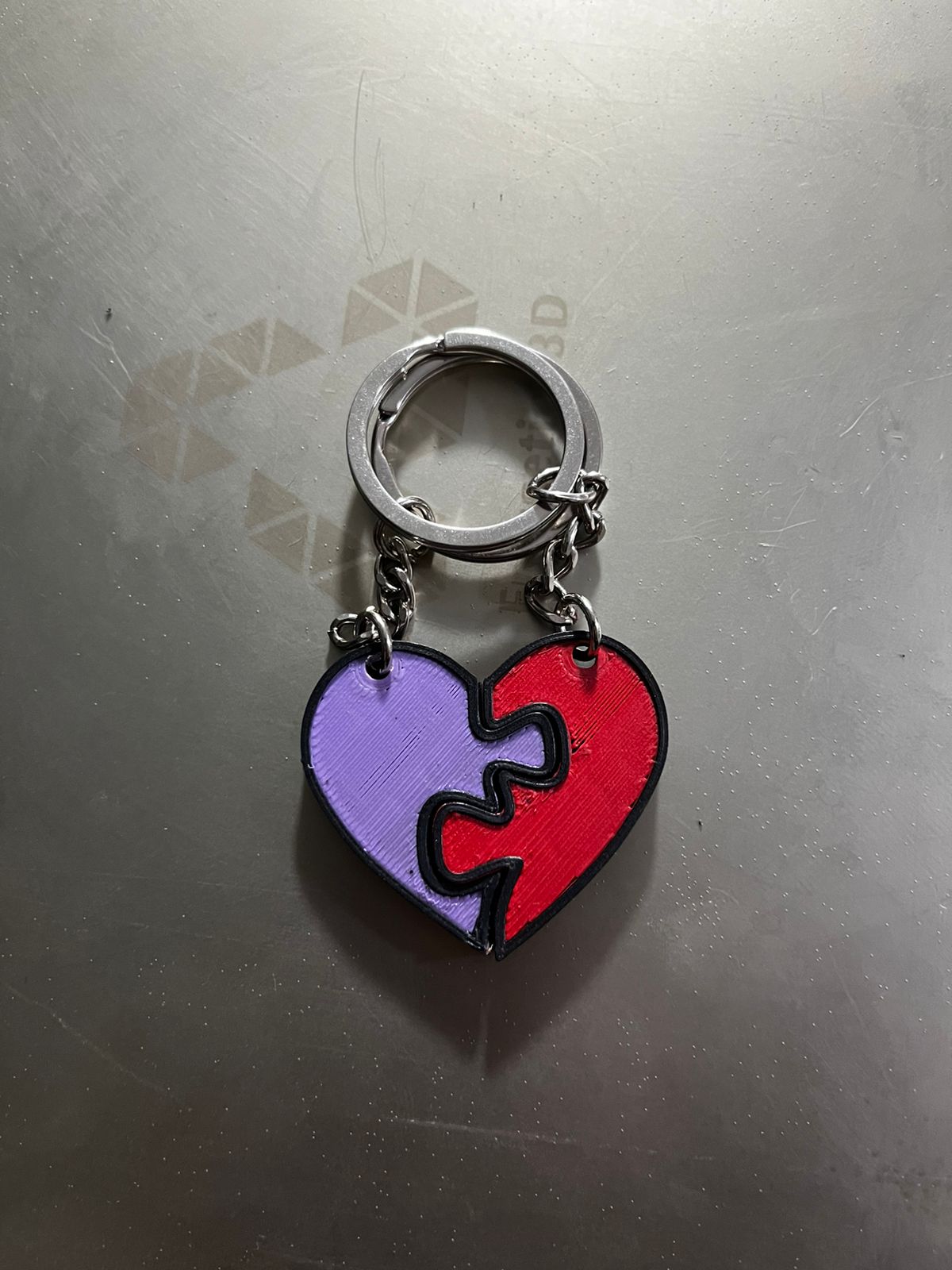 LLAVERO CORAZON / HEART KEYCHAIN