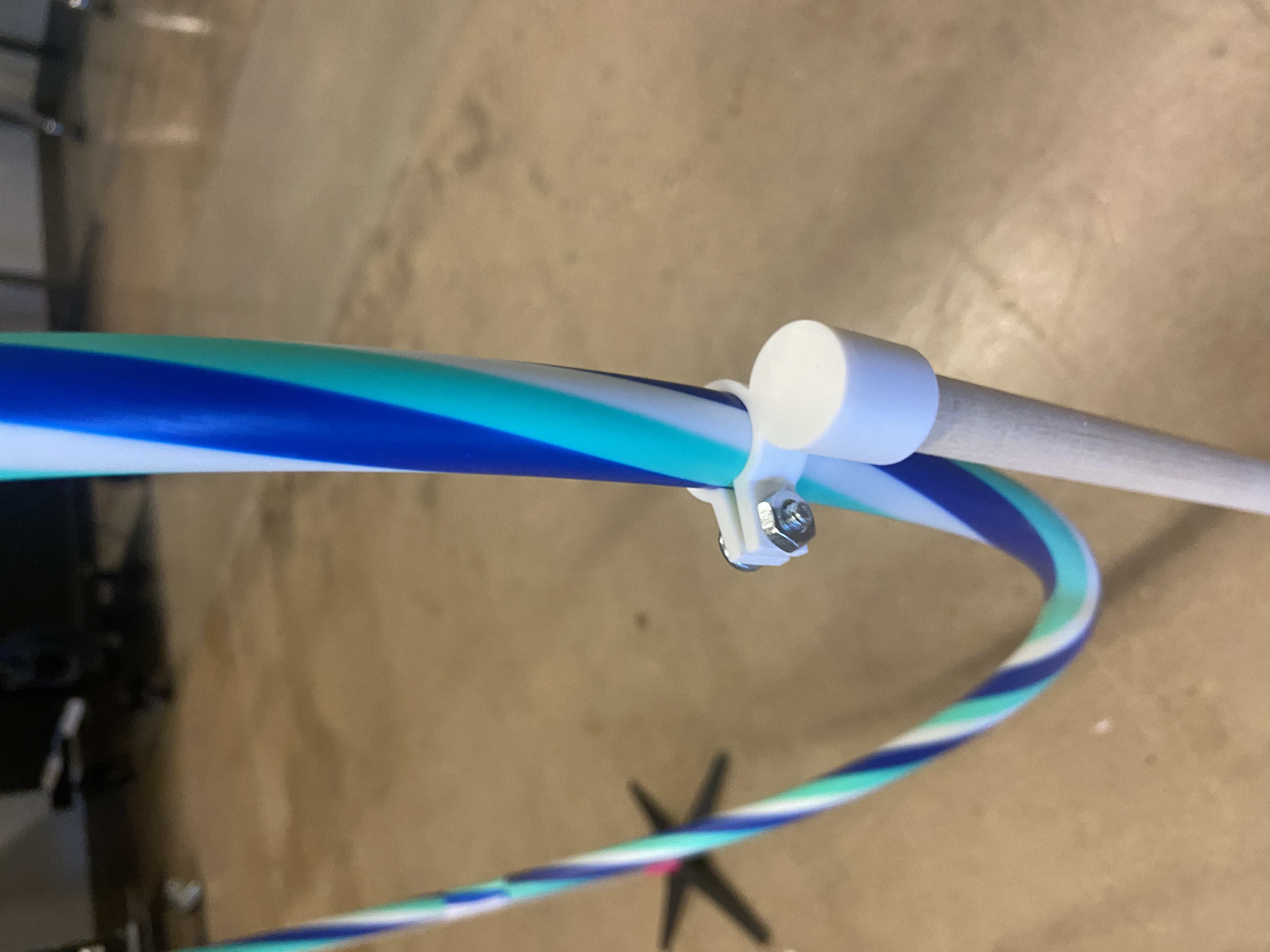 DIY Hula Hoop Gate Connector