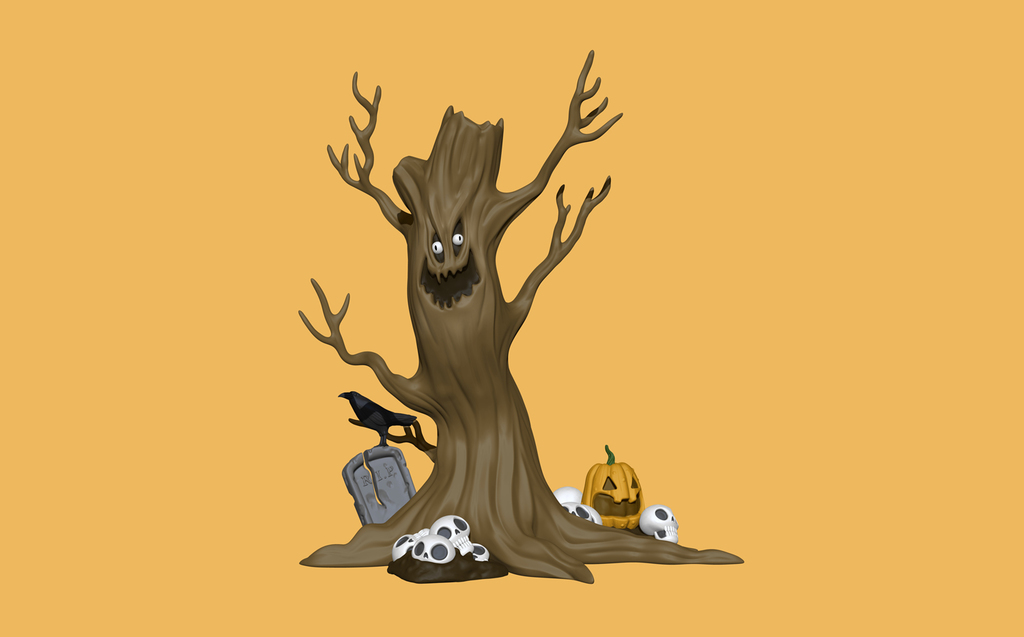Miniatura 3 do modelo 3D Haunted Tree