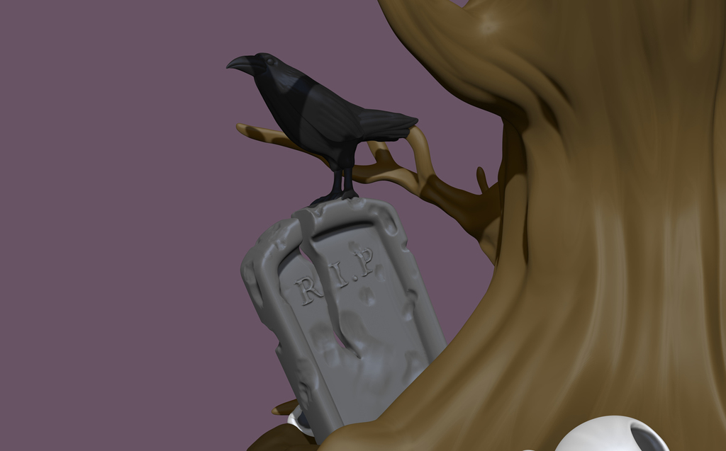 Miniatura 5 do modelo 3D Haunted Tree