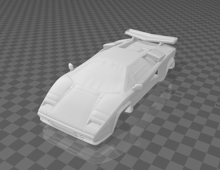 Open Z V16 Lamborghini Countach Turbo 1985 90mm Wheelbase