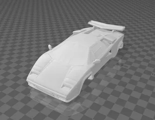 Open Z V16 Lamborghini Countach Turbo 1985 90mm Wheelbase