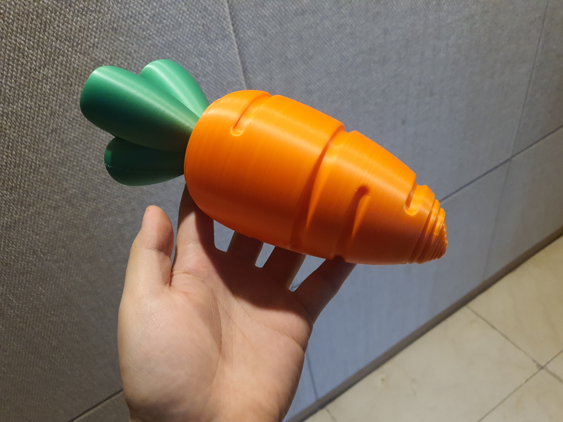 Collapsing carrot sword by maekri download free stl model